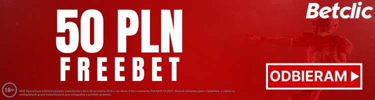 Betclic kod promocyjny "KODBET" - bonus na start